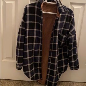 Plaid sweater